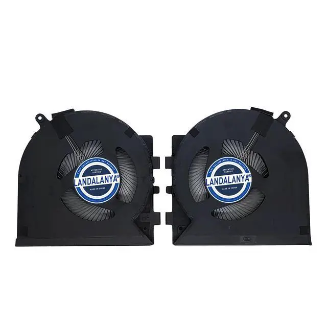 Alt view image 2 of 4 - LANDALANYA Replacement New CPU and GPU Cooling Fan for Razer Blade 18 RZ09-0484 2023 2024 Series FQAD FQAF DFS2400129S0T DFS2012129S0T DC12V 1A Fan