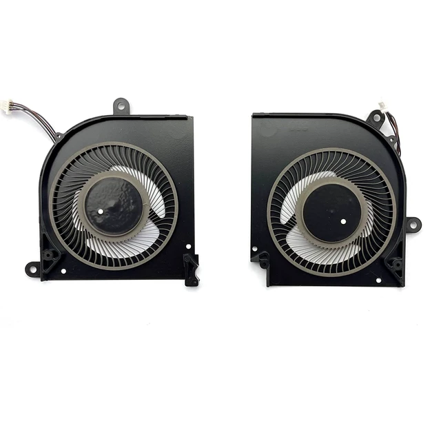 Alt view image 2 of 4 - Bestpart New CPU+GPU Cooling Fan Replacement for MSI Stealth 15M MS-1562 MS-1563 BS5405HS-U4W BS5405HS-U4X DC5V 1A Dual Fans