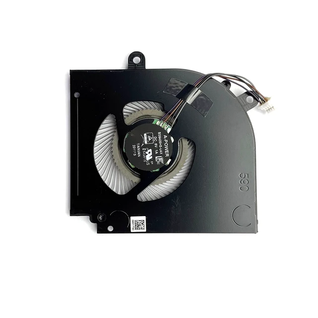 Alt view image 3 of 4 - Bestpart New CPU+GPU Cooling Fan Replacement for MSI Stealth 15M MS-1562 MS-1563 BS5405HS-U4W BS5405HS-U4X DC5V 1A Dual Fans
