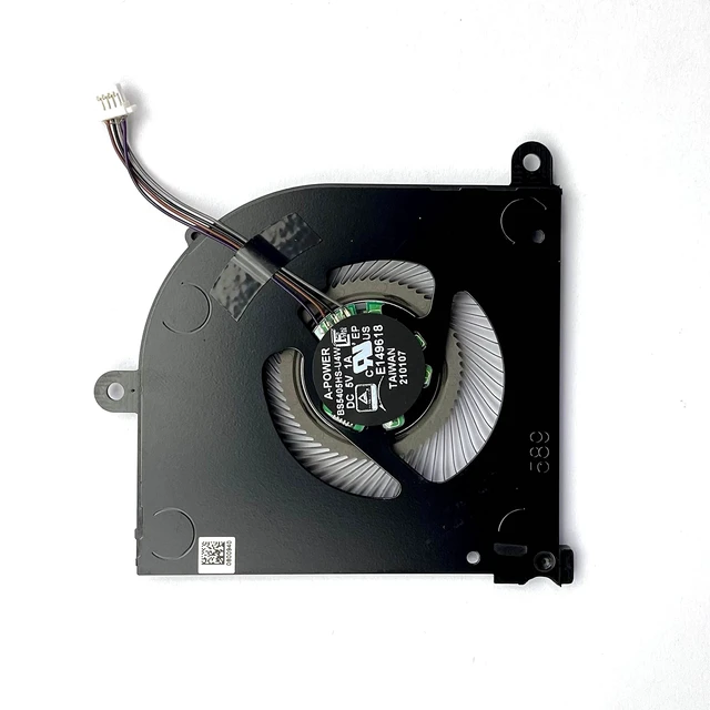 Alt view image 4 of 4 - Bestpart New CPU+GPU Cooling Fan Replacement for MSI Stealth 15M MS-1562 MS-1563 BS5405HS-U4W BS5405HS-U4X DC5V 1A Dual Fans