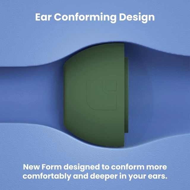 Alt view image 5 of 5 - Foam Masters Ultra-Premium Memory Foam Ear Tips for AirPods Pro 3rd Gen (2025) ^^ 3 Pairs ^^ New Ver. ^^ Secure Fit ^^ Super Comfort ^^ Better Noise Cancel ^^ Replacement Buds (Small, Forest