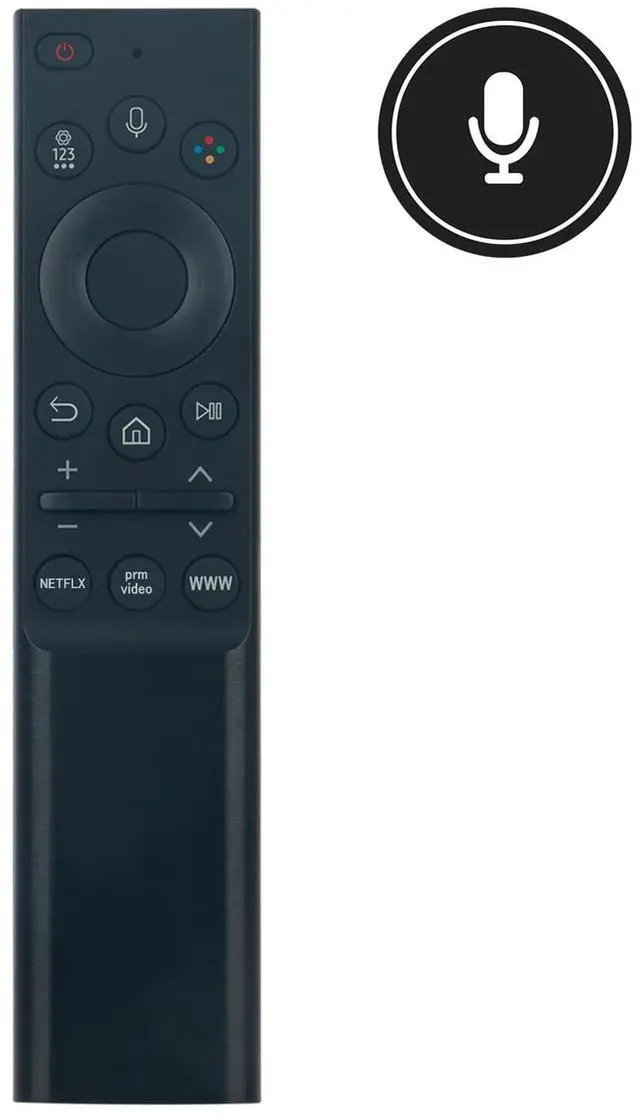 Alt view image 3 of 5 - BN59-01363N Voice Replacement Remote Control -ALLIMITY- fit for Samsung Smart LCD LED HDTV BN59-01363N Remote Control RMCSPA1AP1 QN65QN800AFXZA QN55S95BAFXZA QN43Q60AAFXZA