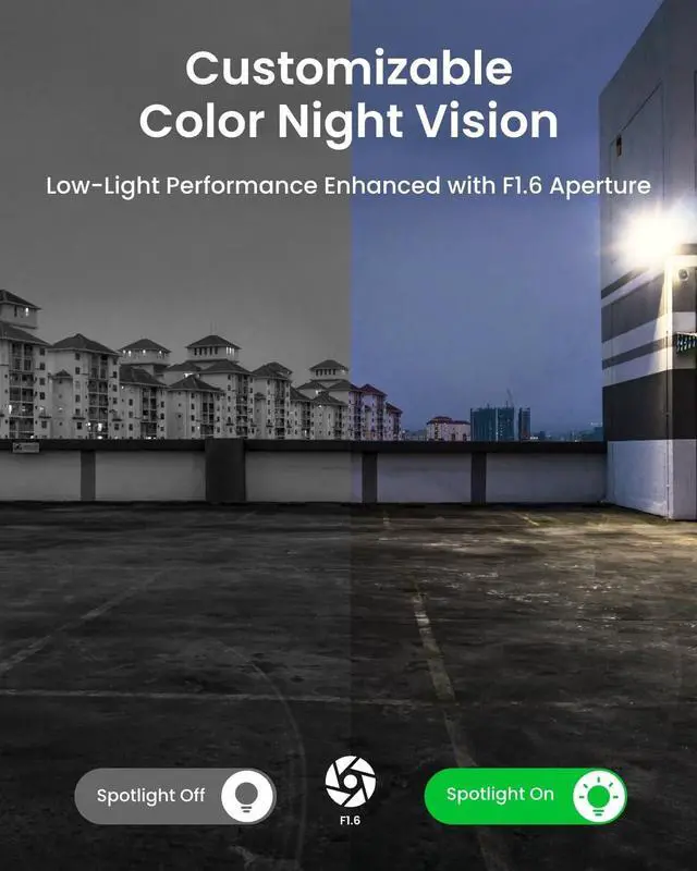 Alt view image 3 of 5 - REOLINK Pro-Grade 4K PoE Security Camera, 125 Diagonal View, Color Night Vision, Smart Detection, Perimeter Protection, Two Way Talk, 24/7 Recording, No Monthly Fee, RP-PCB8M