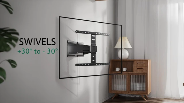 Alt view image 4 of 5 - ynVISION.DESIGN Ultra Slim Full Motion TV Wall Mount for 43-90" TVs