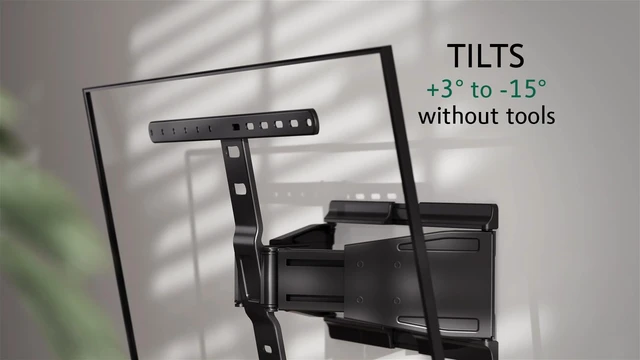 Alt view image 5 of 5 - ynVISION.DESIGN Ultra Slim Full Motion TV Wall Mount for 43-90" TVs