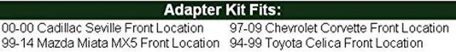 Alt view image 3 of 4 - Car Speaker Adapter Spacer Rings - SAK049_55-1 Pair