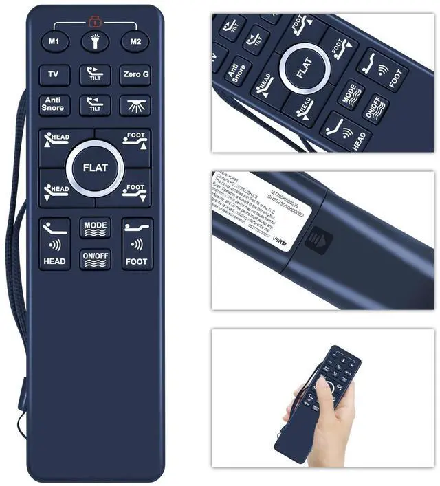 Alt view image 2 of 5 - SJUIF Replacement Remote Control for EGOHOME Sven & Son Richmat HJH89 Mattress Firm MUUEGM Dyonery Mojigam Bed