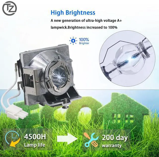 Alt view image 2 of 5 - TZRSQL A+ Quality RLC-108 Replacement Projector Lamp Bulb for Viewsonic PA503S PA503SP PA503X PA503XP PA500S PA502SE PA502XE PG603X PS501X PS600X VS16905 with Housing