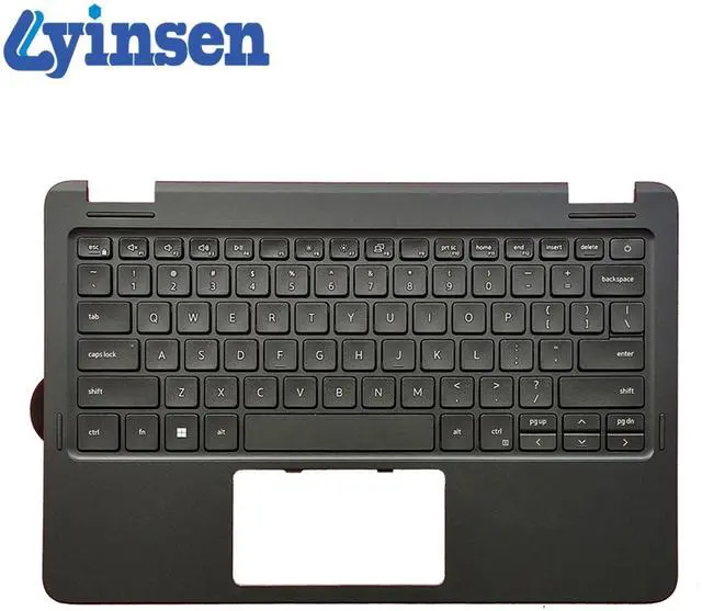 Alt view image 2 of 5 - Lyinsen Replacement for Dell Latitude 3140 Laptop Upper Case Palmrest Keyboard Assembly Part 11.6" 04T28H 4T28H Top Cover Black