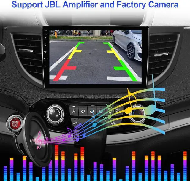 Alt view image 5 of 5 - Car Stereo Wiring Harness Connector for Honda CR-V 2012-2014/ Civic 2012 with 2.4L Displacement,16PIN Radio Wire Harness Power Cable with CANBUS Support Original Camera/SWC