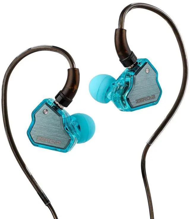 Main image of HIFIXAUDIO 7Hz x Crinacle Zero:2 in Ear Monitor, Updated 10mm Dynamic Driver IEM Earphones, HiFi Wired Earbuds, with OFC IEM Cable for Gaming & Music Audiophiles (with Mic 3.5mm, Blue)