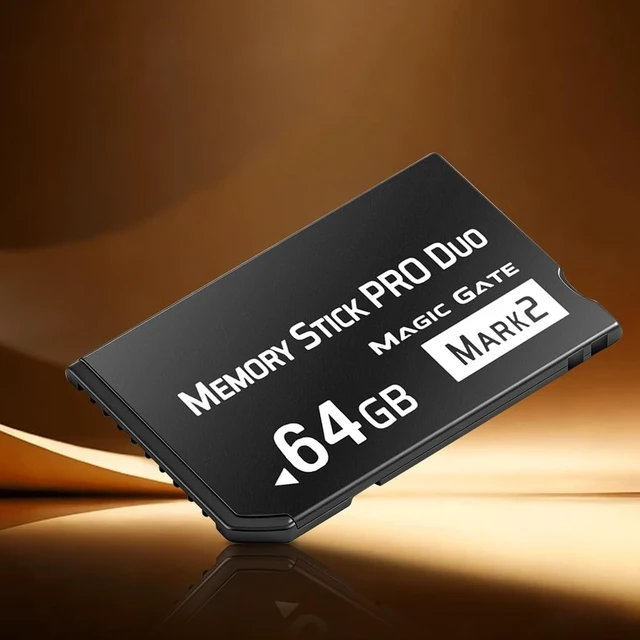 Alt view image 2 of 5 - 64GB Memory Stick Pro Duo MagicGate Mark2 High - Capacity Memory Card for Enhanced Storage