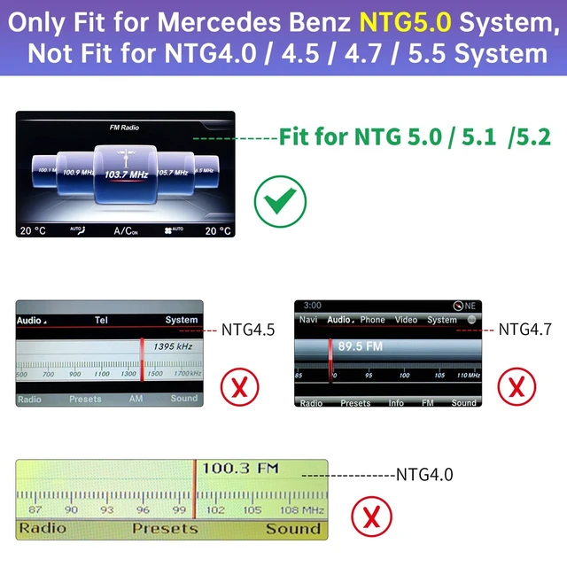 Alt view image 2 of 5 - Road Top Wireless CarPlay Interface Decoder for Mercedes-Benz NTG5.0