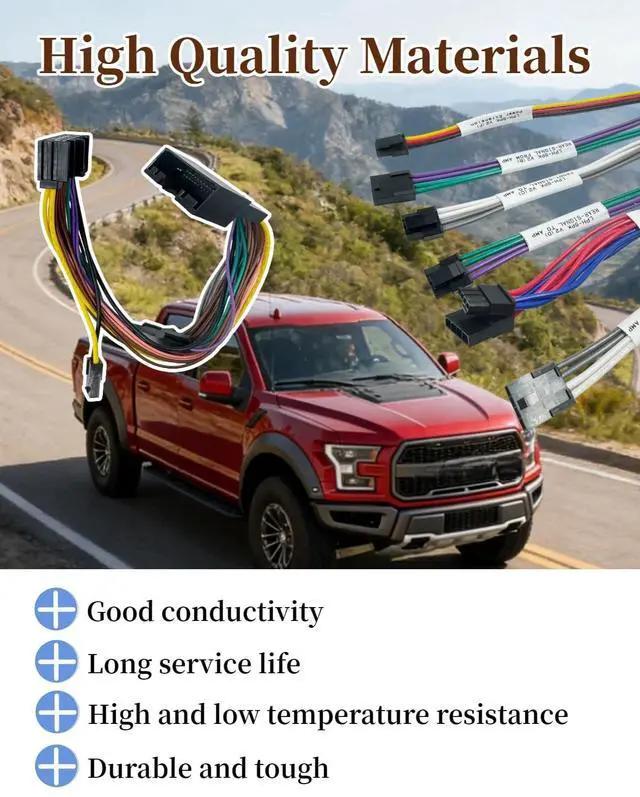 Alt view image 3 of 5 - Moryzian LPHFD21 Audio Integration T-Harness Fit for F-150 F-250 F-350 F-450 Edge Explorer Expedition Escape Mustang Taurus C-Max Flex Focus Fusion