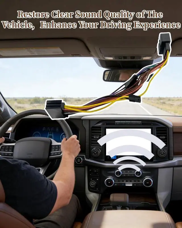 Alt view image 5 of 5 - Moryzian LPHFD21 Audio Integration T-Harness Fit for F-150 F-250 F-350 F-450 Edge Explorer Expedition Escape Mustang Taurus C-Max Flex Focus Fusion