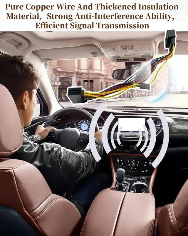 Alt view image 4 of 5 - Moryzian LPHFD21 Audio Integration T-Harness Fit for F-150 F-250 F-350 F-450 Edge Explorer Expedition Escape Mustang Taurus C-Max Flex Focus Fusion