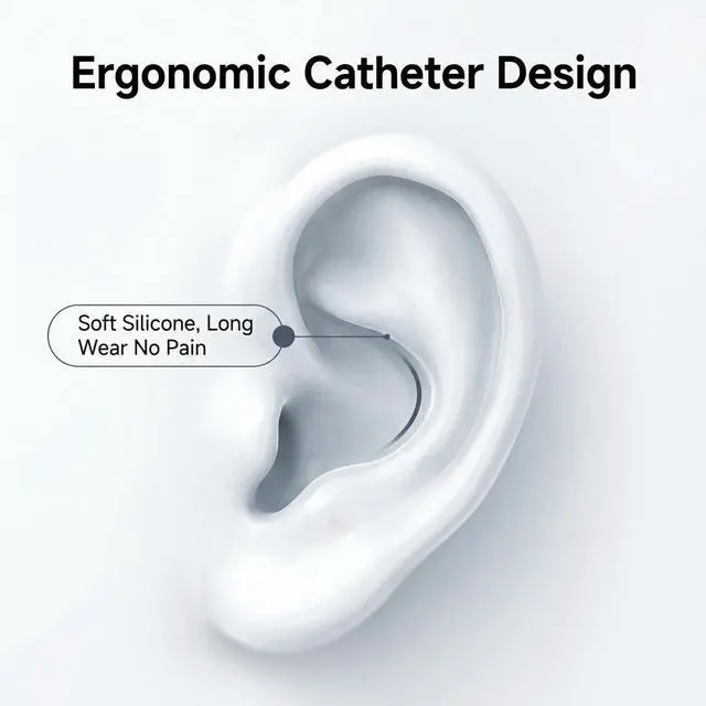 Alt view image 3 of 5 - YESBO Premium Aluminum iPhone Magnetic Earphones with Wired Type-C high and Low Frequency 3D Sound Microphone C-Type Device. Earphones for iPhone 15 to 17 and Android (Pink)