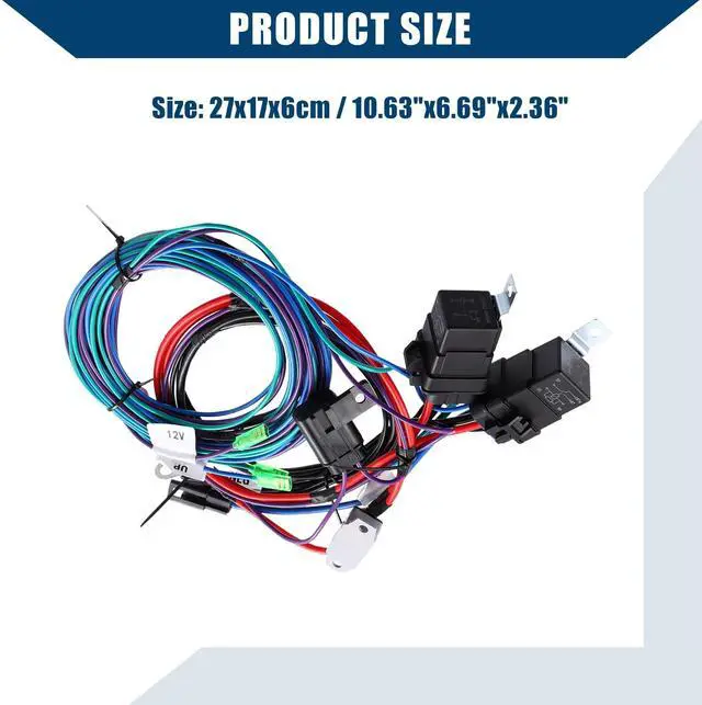 Alt view image 5 of 5 - Hihaha Boat Marine Trim Unit Jack Plate Board Wire Harness for 7014G PT-130 PT-35 PL-65 with Relay/Reset Circuit Breaker Wiring Assembly W/O Switch/Durable / 1pcs