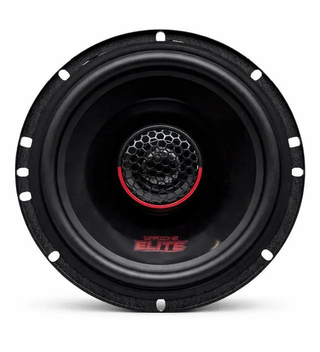 Alt view image 3 of 5 - Warzone WZ-E652 6.5" Coaxial Car Speakers - 650W Max Power, 4 Ohm, Full Range Audio, PEI Dome Tweeter, Shallow Mount Design, OEM Fit - Perfect for Cars, Trucks, SUVs