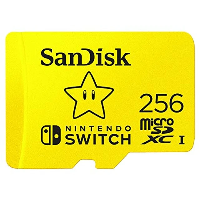 Alt view image 4 of 5 - SANDISK 256GB microSD Card, Super Mario Super Star Edition