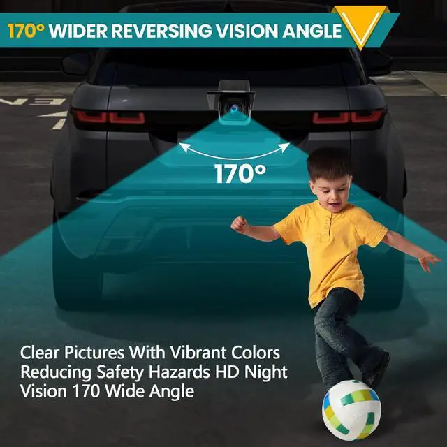 Alt view image 3 of 5 - 39530-TG7-A01 Rear View Camera Backup Camera Fit 2016 2017 Pilot 3.5L V6 Reverse Camera Park