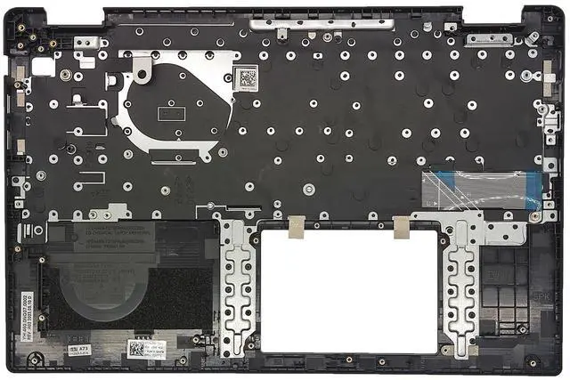 Alt view image 4 of 5 - Jxjslp New Upper Case Palmrest Non-Backlit Keyboard Assembly Replacement for DELL Latitude 3520 E3520 Series Laptop Top Cover US Layout DJP76 0DJP76 Black (Without Backlit)