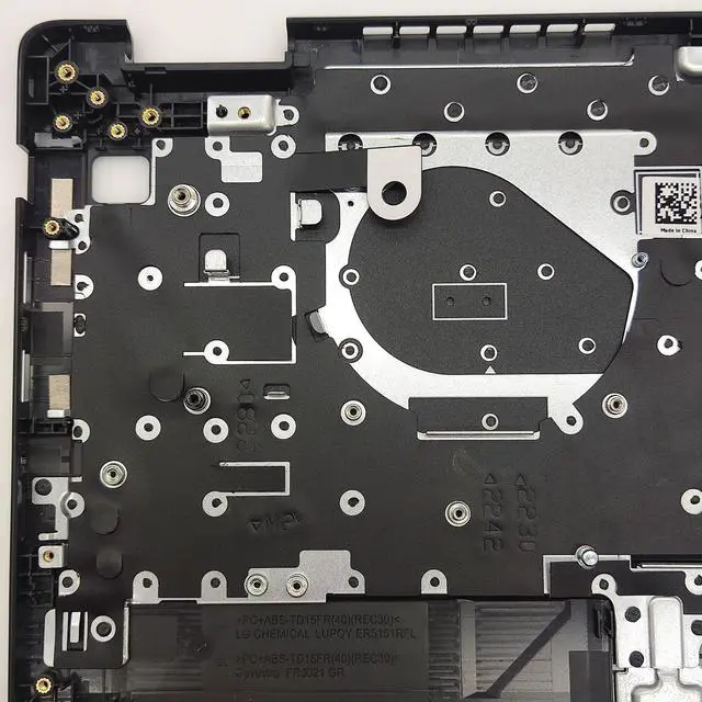 Alt view image 5 of 5 - Jxjslp New Upper Case Palmrest Non-Backlit Keyboard Assembly Replacement for DELL Latitude 3520 E3520 Series Laptop Top Cover US Layout DJP76 0DJP76 Black (Without Backlit)