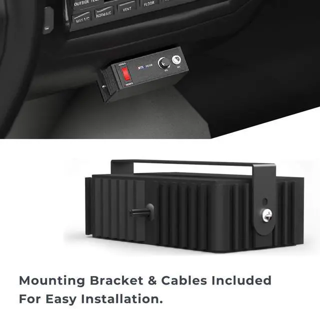 Alt view image 3 of 5 - PA 100-Watt Public Address System Dual Horn Speaker & Handheld Microphone for Police, Fire, Tow, and Emergency Vehicle Communication