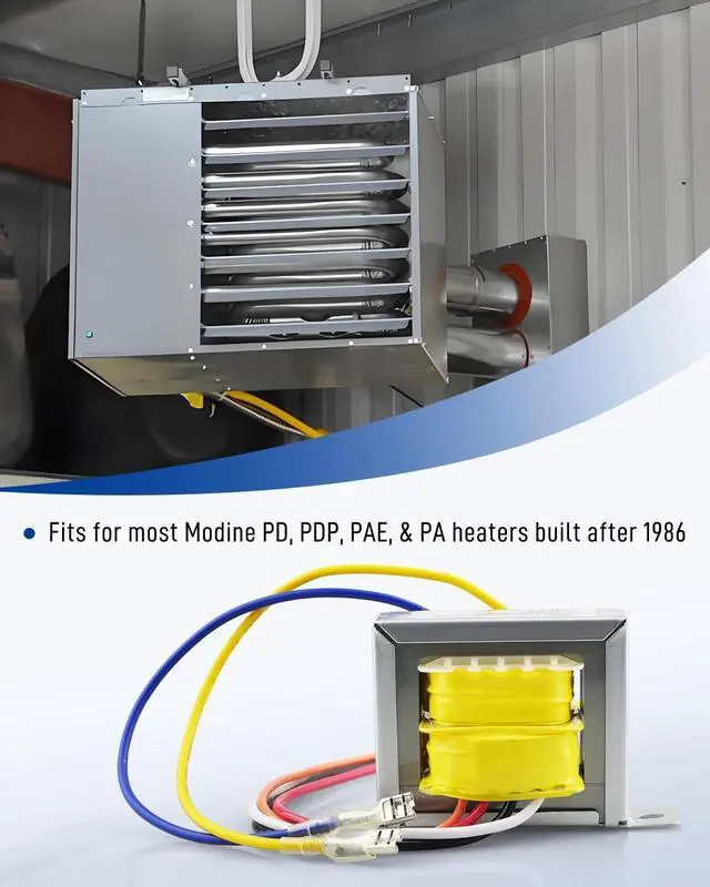 Alt view image 2 of 5 - Upgraded Transformer Fit for MODINE Replace 5H0719560001, 120V Prim, 24V Secon, 40VA