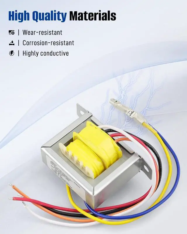 Alt view image 3 of 5 - Upgraded Transformer Fit for MODINE Replace 5H0719560001, 120V Prim, 24V Secon, 40VA