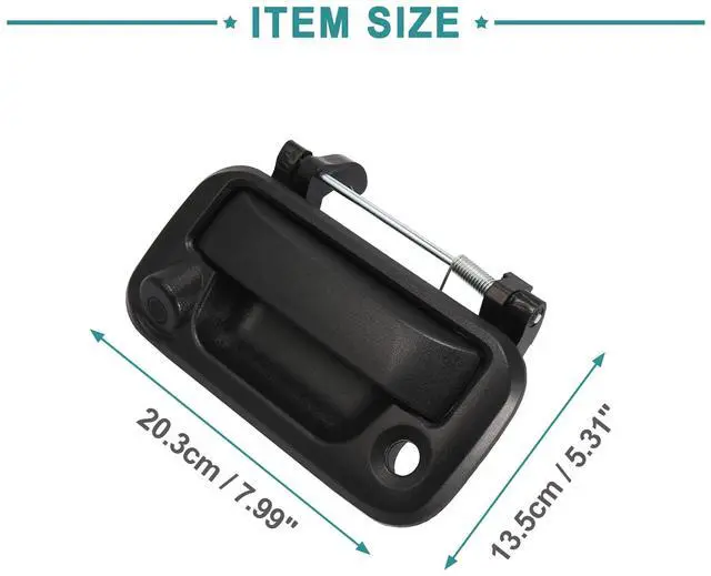 Alt view image 3 of 5 - ACROPIX Tailgate Rear View Back Up Camera Replacement Fit for Ford Explorer Sport Trac - Pack of 1 Black