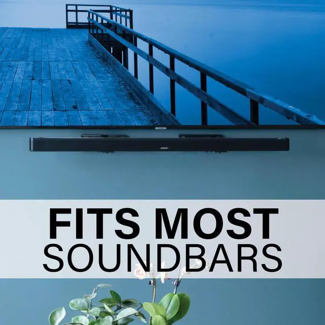 Alt view image 3 of 5 - Sanus Universal Extendable Soundbar Wall Mount - WSBWM1-B2