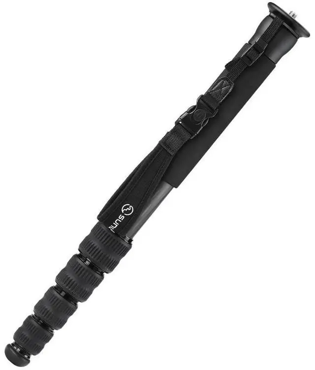 Alt view image 5 of 5 - SUNWAYFOTO M3650C CF Monopod 36mm Top Section 10kg 22lb Max Load Carbon Fiber 1/4" / 3/8" Super Portable