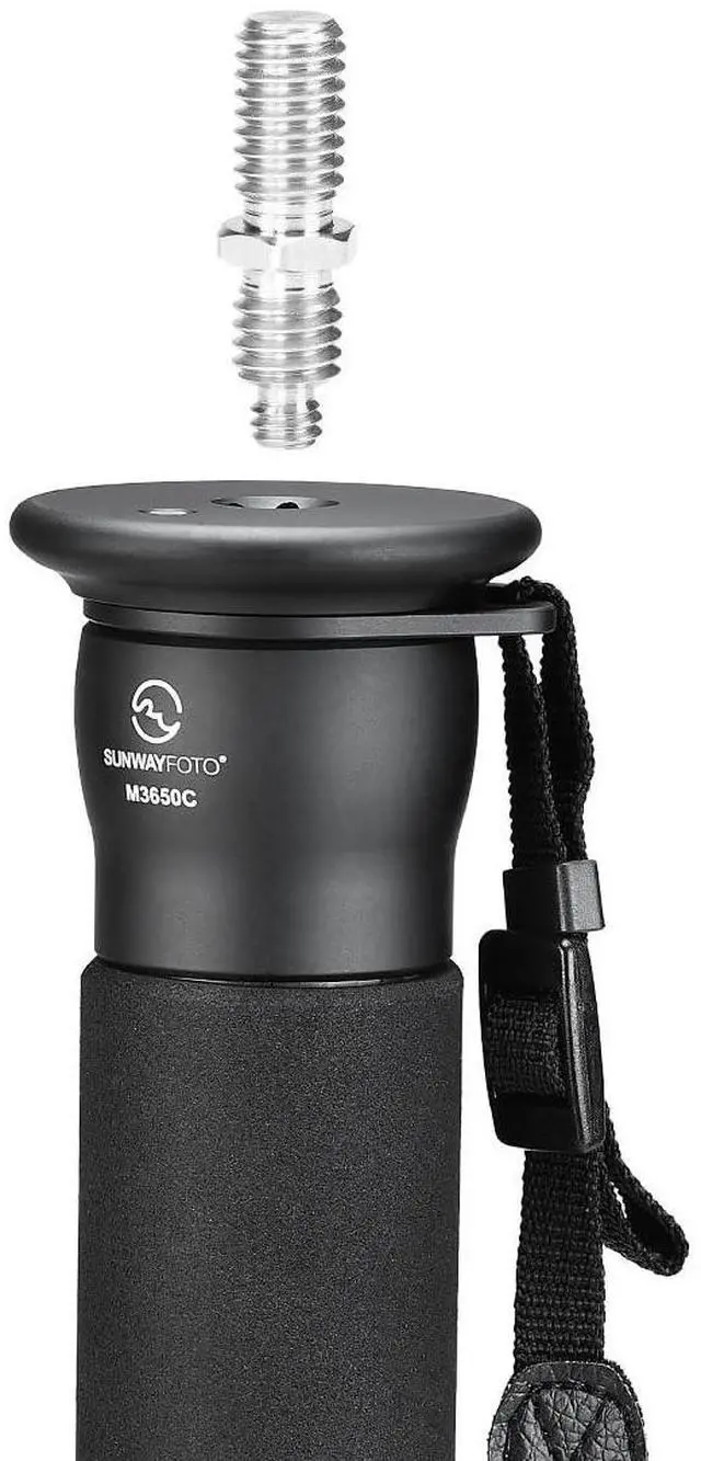 Alt view image 4 of 5 - SUNWAYFOTO M3650C CF Monopod 36mm Top Section 10kg 22lb Max Load Carbon Fiber 1/4" / 3/8" Super Portable