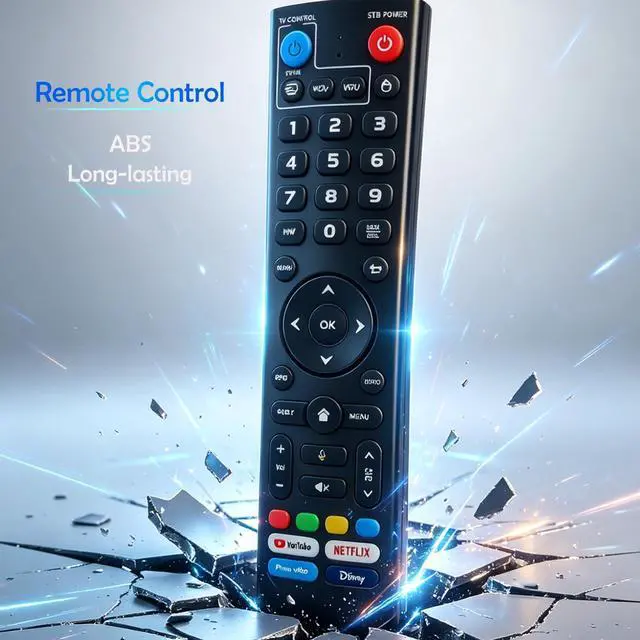 Alt view image 4 of 5 - PIPRIDAE V3 Pro Replaced Voice Remote Control Compatible with vSeeBox V5 Pro V3 Plus V2 V1 Pro V1 Max