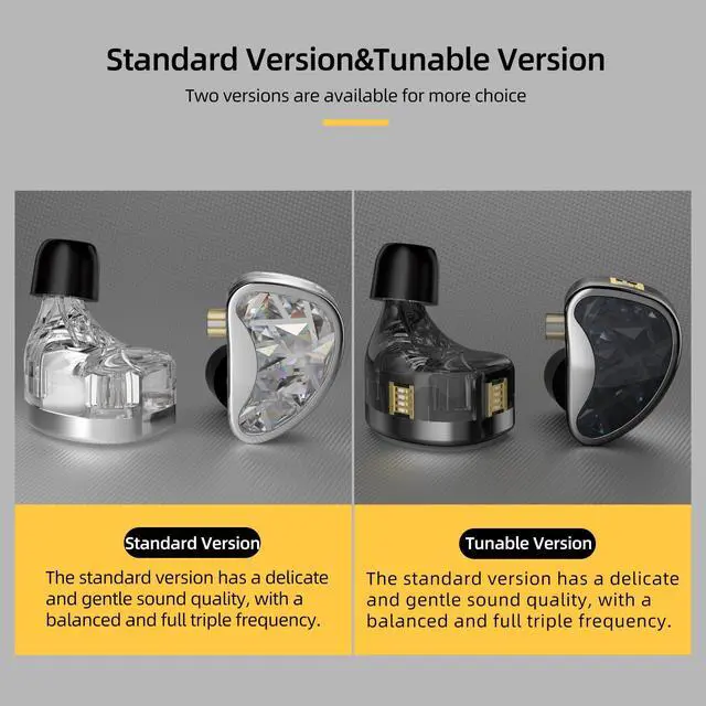 Alt view image 5 of 5 - FEDAI KZ AS24 In-Ear Monitor, 12BA Tunable HiFi Earbuds, Wired, Black