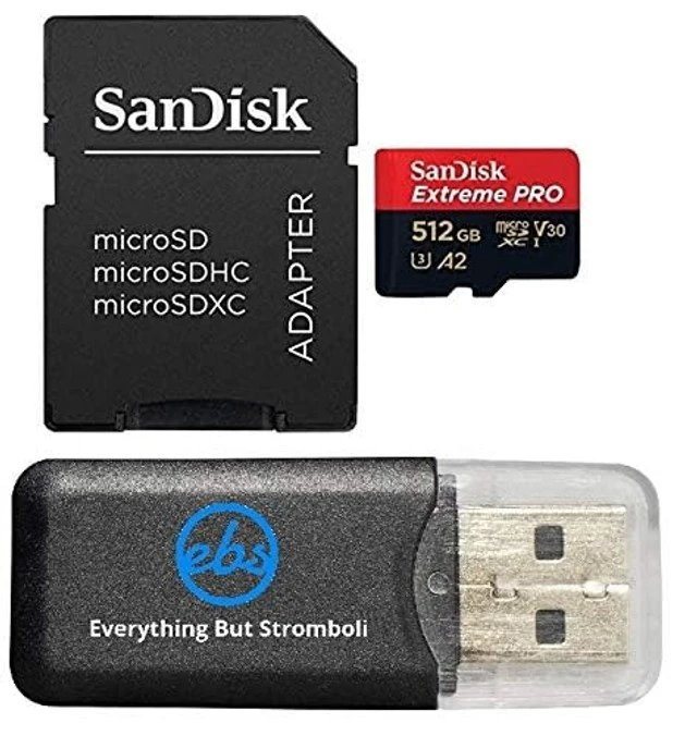 Alt view image 2 of 5 - SanDisk 512GB Extreme Pro MicroSDXC Card Compatible with GoPro Cameras