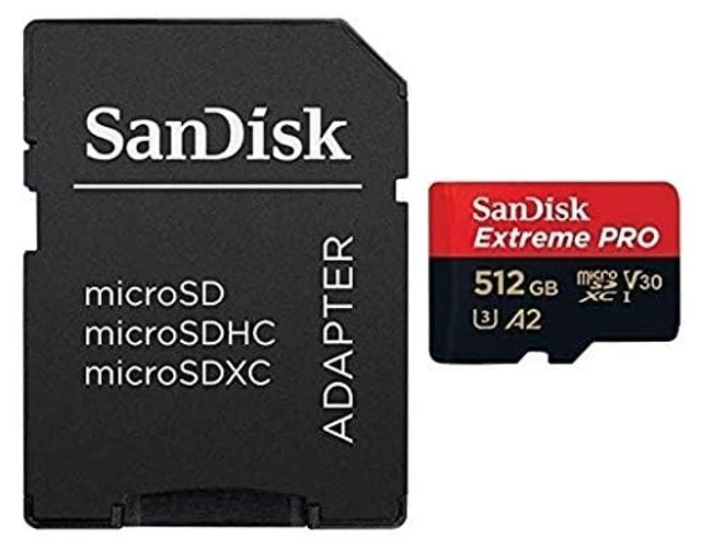 Alt view image 5 of 5 - SanDisk 512GB Extreme Pro MicroSDXC Card Compatible with GoPro Cameras