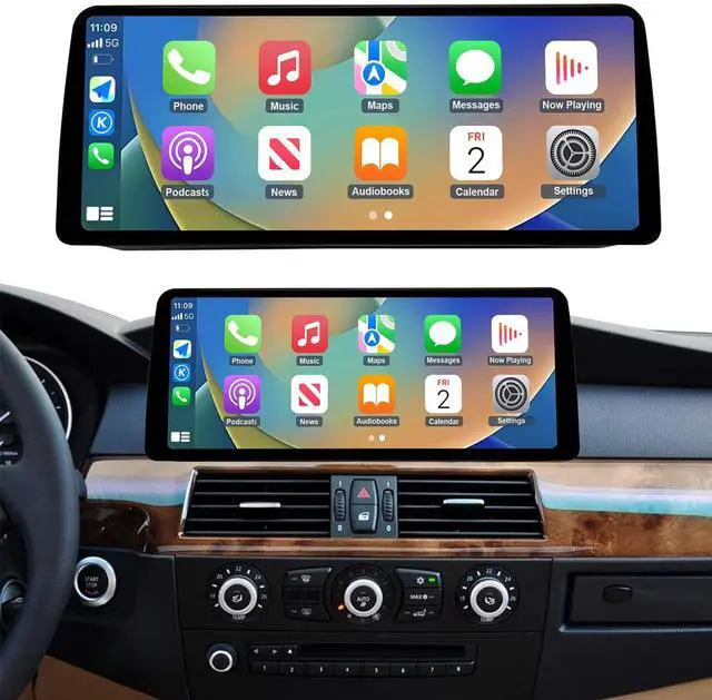 Main image of 12.3 Inch CarPlay for BMW 3 5 Series E60 E61 E62 CCC 2005-2008 Andriod Auto Radio Upgrade Touch Screen Car Stereo Multimedia Linux System (Linux CCC System)