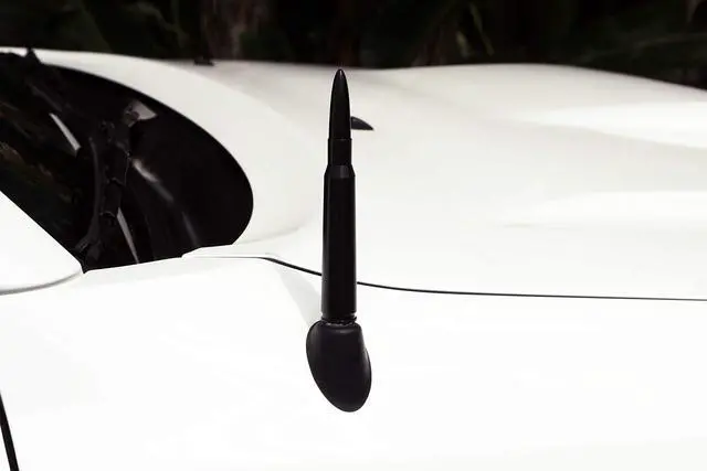 Alt view image 4 of 5 - Votex - Made in USA - 50 Caliber Black Bullet Aluminum Antenna - Fits Ford F150 - F250 - F350 ^^ Jeep Wrangler - Gladiator ^^ Toyota Tacoma - Tundra ^^ Chevrolet Silverado ^^ GMC Sierra Accessories