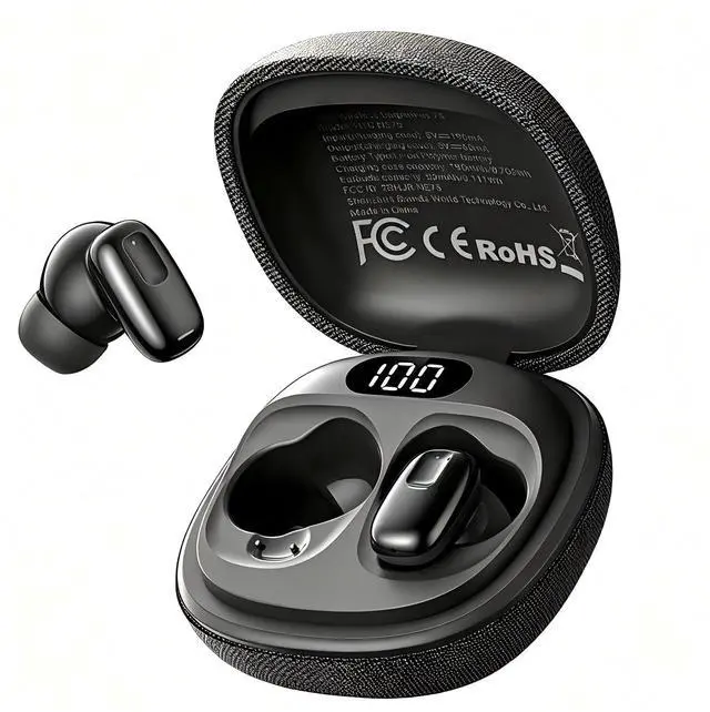 Main image of ERAZERL NE75 AI Translation Earbuds Real Time,Two Way Language Translator Device,3-in-1 Bluetooth 6.0 Translating Headphones Audifonos Traductores Ingles Espanol for Travel/Business/Meeting