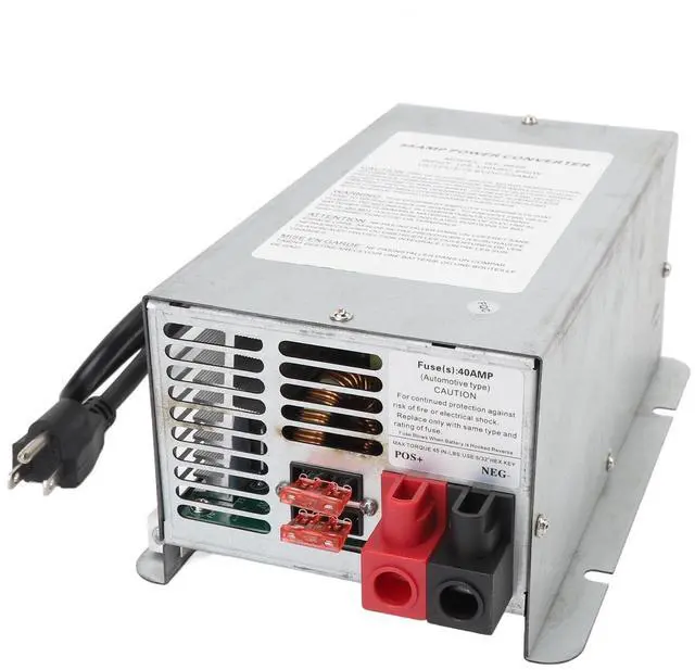 Alt view image 2 of 5 - 55 Amp Three Stage Power Charger Replacement for Trailers and Campers, Suitable for Various Recreational Vehicles with 3 Voltage Output Modes for Lithium ion Batteries, Providing
