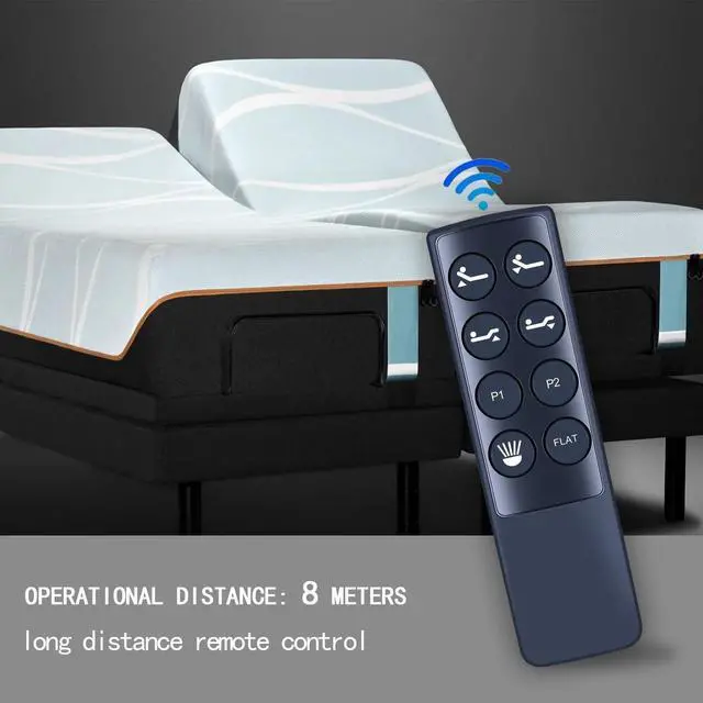 Alt view image 3 of 5 - PZL Replacement Remote Control fit for Innova Sleep Systems Adjustable Bed, for Powerbedz Deluxe, for Bed BOSS Bedboss Relax 404, for HJK25