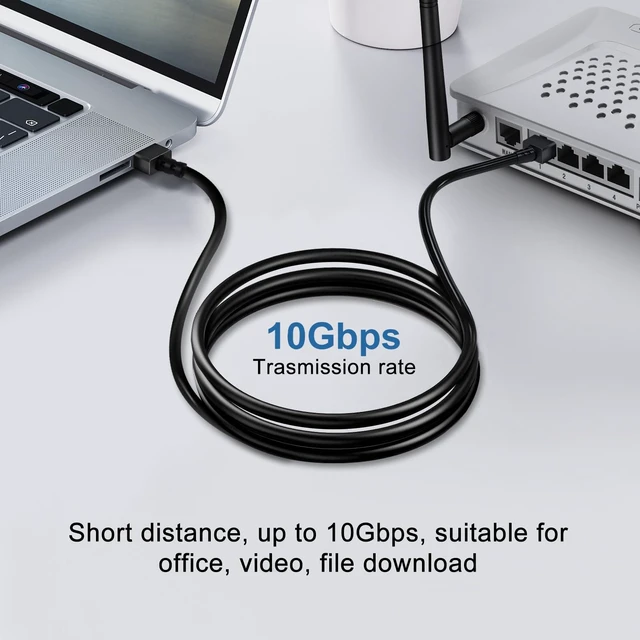 Alt view image 2 of 5 - Ultra Thin Cat6 Ethernet Cable 15FT 5Pack, Gigabit UTP Network Cable