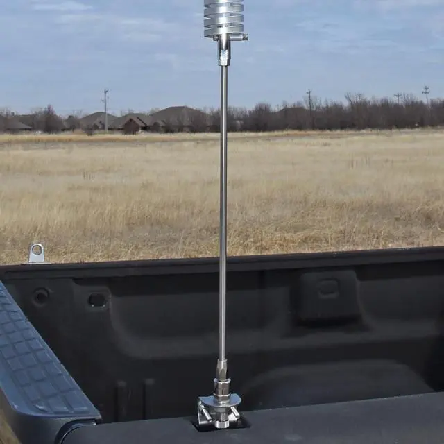 Alt view image 4 of 5 - Browning BR-79 15,000-Watt High-Performance 25 MHz to 30 MHz Broad-Band Flat-Coil Trucker CB Antenna, 68 in.
