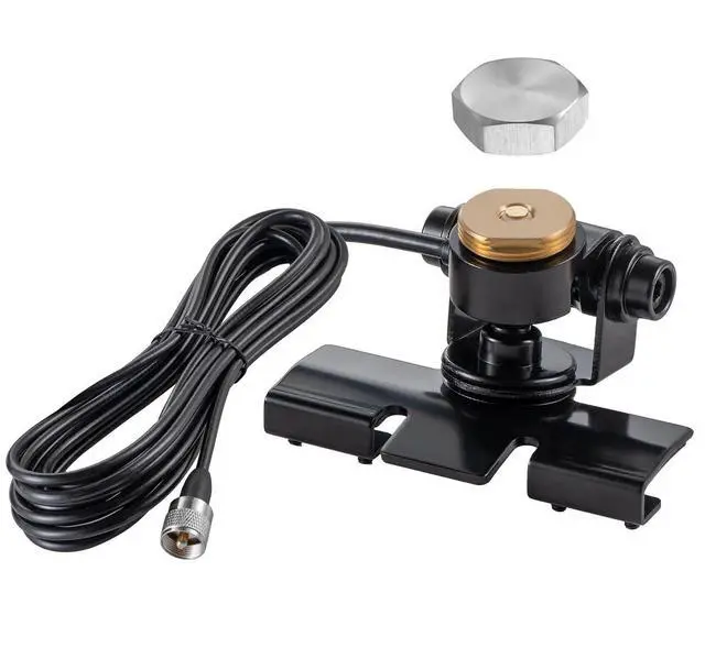 Main image of Eifagur Adjustable NMO Antenna Lip Hatchback Mount W/NMO Mount Cap UHF PL-259 Male 16.5 ft Cable for Vehicle Truck Car Ham Mobile GMRS Radio No Drill Installation
