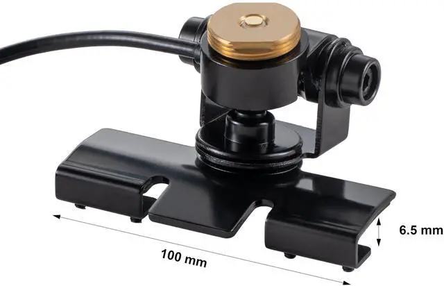 Alt view image 2 of 5 - Eifagur Adjustable NMO Antenna Lip Hatchback Mount W/NMO Mount Cap UHF PL-259 Male 16.5 ft Cable for Vehicle Truck Car Ham Mobile GMRS Radio No Drill Installation