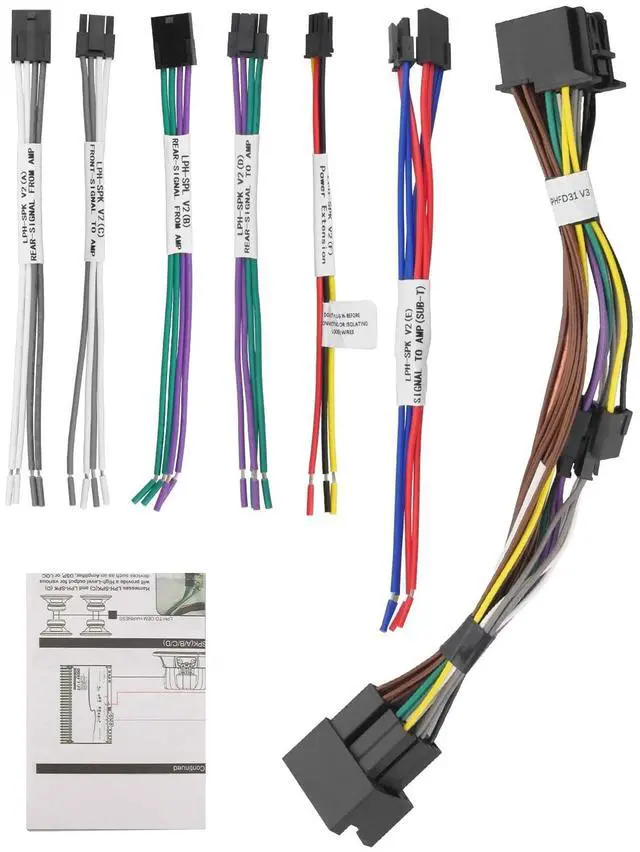 Main image of Advanced Audio Integration T-Harness Fit for Ford Non-Amplified Vehicles 2018-2023, Replace LPHFD31