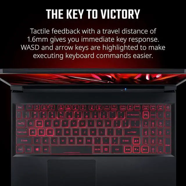 Alt view image 5 of 7 - Acer Nitro 5 15 Gaming Laptop, 15.6" FHD 144Hz Display, Intel Core i7-11800H 8 cores processor, NVIDIA GeForce RTX 3050 Ti 4GB GDDR6, 32GB DDR4  2TB PCIe SSD, Wi-Fi 6 Backlit Keyboard, Windows 11
