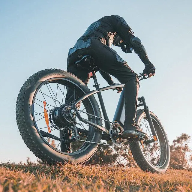 Alt view image 4 of 7 - DYU 26" 4.0 Fat Tire Electric Bike for Adults, 750W 48V 20AH, 1100Wh LG Battery, Up to 80 Miles, Shimano 7-Speed Gear, Dual Shock Absorber Mountain Ebike, Complies to UL2849